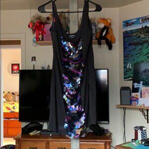 BEBE Limited Edition Sequin Embellish Dress